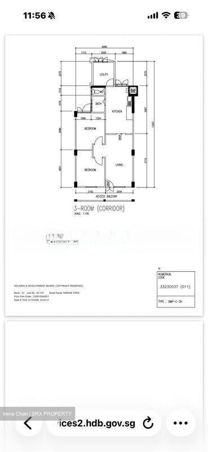 Blk 31 Marine Crescent Ville (Marine Parade), HDB 3 Rooms #629516351